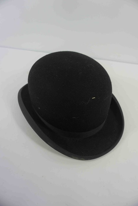 Herbert Johnson of London, Vintage Bowler Hat, Size 7 and a Quarter / 59, Also with a Russian - Image 4 of 5