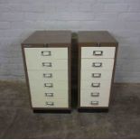 Bisley Metal Filing Cabinet, Having six Drawers, Also with a similar Filing Cabinet, With keys, 67cm
