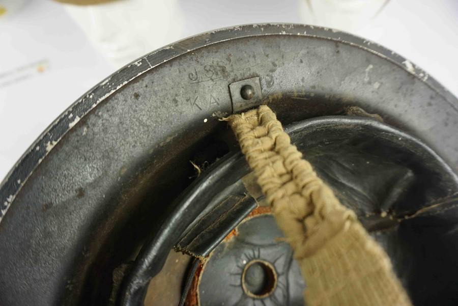 Two WWII British Home Front Warden Steel Helmets, For Air Raid / Civil Defence, Also with a Home - Image 5 of 7