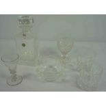 Quantity of Crystal and Glass, To include Decanters, Austrian style Tumblers, Glasses by