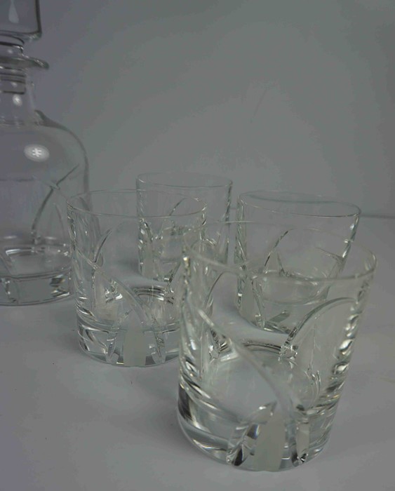 Davinci of Italy, Glass Decanter Set, Comprising of a Decanter with six matching Glasses, (7) - Image 2 of 4