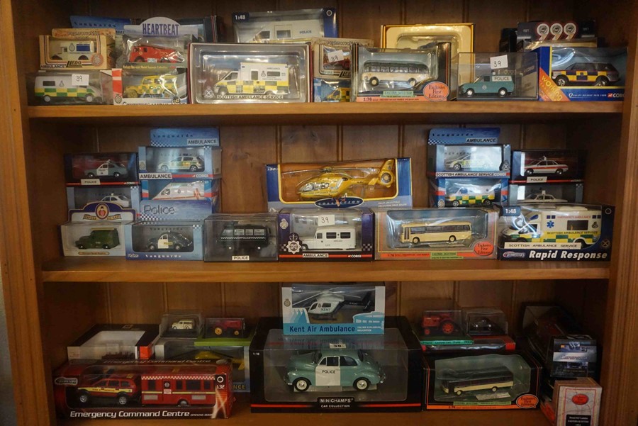 Large Collection of Model Die Cast Vehicles, Mainly to include Police, Ambulance and Fire Service - Image 5 of 7