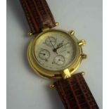 Dubois Automatic Gents Chronograph Wristwatch, Having three subsidiary dials, Date window, Model