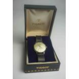 Vintage Gents Tissot Automatic Wristwatch, Having a Leather strap, With original box