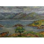 Contemporary "Landscape Scenes" Two Watercolours, 33.5cm x 48cm, 31cm x 42cm, Signed