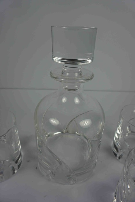 Davinci of Italy, Glass Decanter Set, Comprising of a Decanter with six matching Glasses, (7) - Image 3 of 4