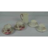 Quantity of Tea China, To include a part Wedgwood Coffee Set, Royal Albert "American Beauty" Tea