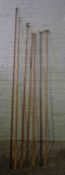 Vintage Snooker / Billiards Cues and Rests, (7)