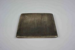 Silver Cigarette Case, circa early 20th century, Engraved to inside, 4.29 ozt, 8.5cm x 10cm