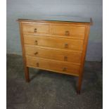 Heals Style Oak Chest of Drawers, Arts & Crafts and Later, Having two small Drawers above three long