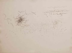 Jennie Speirs Grant RSS (Scottish, B.1963) "Biosemiotic Drawing (Birdsong)", Silverpoint, Carbon &