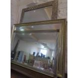 Three Modern Wall Mirrors, 58cm, 70cm, 108cm high, (3)Condition reportThe measurements are 58cm x