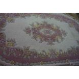 Chinese Style Rug, 160cm x 103cm, Also with a Persian rug on a red ground, Wilton rug, and two other