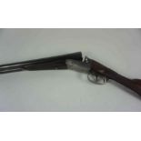 B.S.A Guns Ltd, Boxlock Ejector Shotgun, 12 Guage, Having a Silver ferule to the Walnut stock,