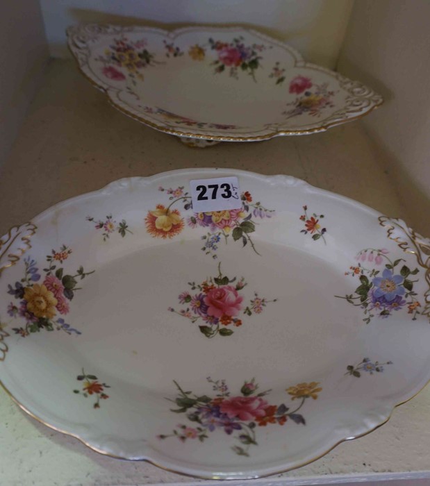 Quantity of China, To include two Royal Crown Derby Comports, Melba China tea set, 35 pieces, Four
