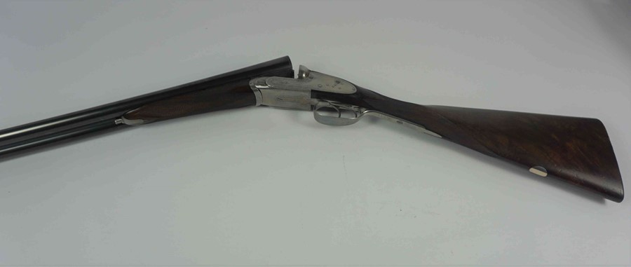 Joseph Lang & Sons of London, Sidelock Ejector Shotgun, 12 Guage, Having a Silver ferule to the - Image 3 of 5