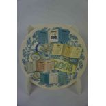 Collection of Wedgwood Calender Plates, Also with a Border Fine Arts and Royal Doulton Plate, All