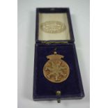 9ct Gold Sporting Medal, Engraved to the obverse R.Murdison Gala Sports 1891, Stamped 375 to the