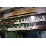 Clinkscale Electric Keyboard, 89cm high, 113cm wide, 54cm deep