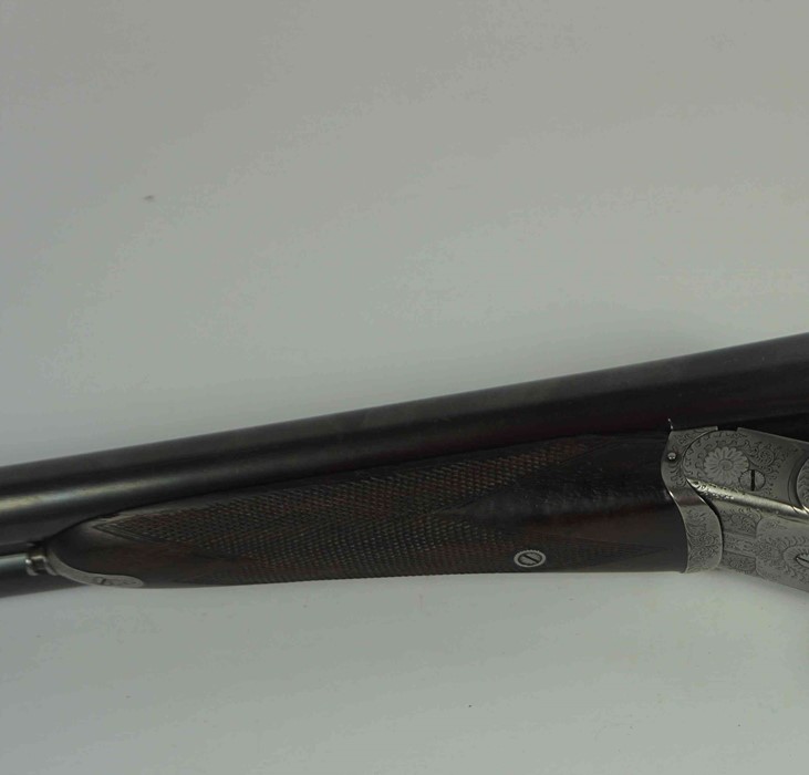 B.S.A Guns Ltd, Boxlock Ejector Shotgun, 12 Guage, Having a Silver ferule to the Walnut stock, - Image 4 of 6