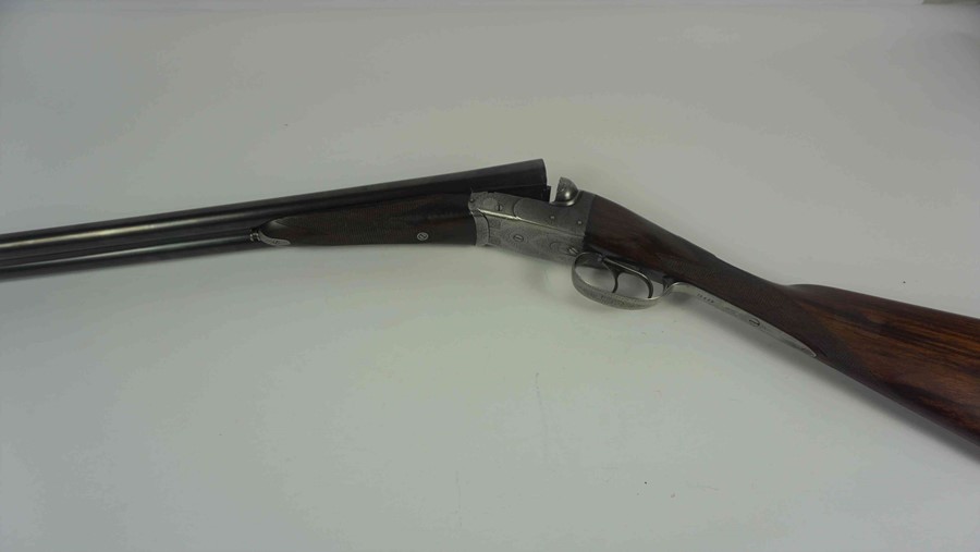 B.S.A Guns Ltd, Boxlock Ejector Shotgun, 12 Guage, Having a Silver ferule to the Walnut stock, - Image 3 of 6