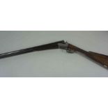 Army & Navy Boxlock Ejector Shotgun, 12 Guage, Walnut stock, Serial no 68126, Barrel 72cm long,