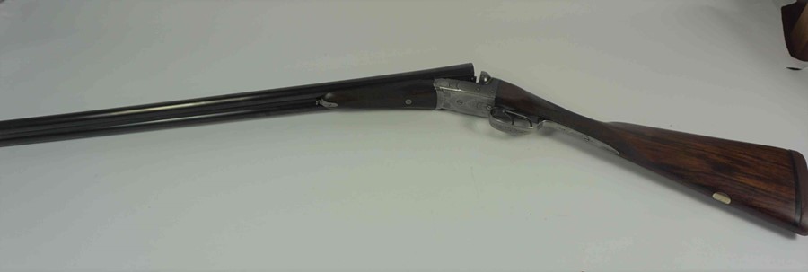 B.S.A Guns Ltd, Boxlock Ejector Shotgun, 12 Guage, Having a Silver ferule to the Walnut stock, - Image 2 of 6