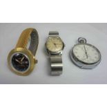 Rovena 17 Jewels Gents Wristwatch, Antimagnetic, Waterproof, Incabloc, Also with an East German