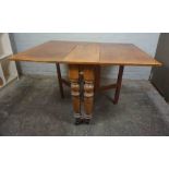 Adapted Victorian Oak and Later Drop Leaf Table, 75cm high, 126cm long, 97cm wide