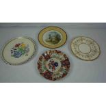 Quantity of Porcelain and China, To include a Royal Crown Derby Milk Jug, Pair of Cabinet Plates
