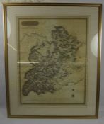 Hand Coloured Map of Selkirkshire, Marked to the base of the Map, Published by John Thomson & Co