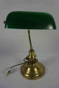 Lot of Table Lamps and Desk Lamps, To include two Art Nouveau style Table lamps with Shades, All