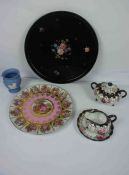 Quantity of Crystal and China, To include a Bavaria Plate, Wedgwood Jasperware Vase, Crystal Bowl,