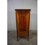 The "Maturatum" Patent Mahogany Cigar Cabinet, no 19241, Having a Drawer above a Panelled Door,