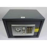 Digital Home Safe, With Key, 25cm high, 35cm wide, 25cm deep