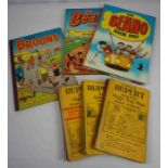 Quantity of Childrens Annuals and Books, To include Beano Annuals, circa 1980s, 28 Books of Rupert