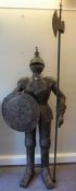 Life Size Replica Metal Suit of Armour, Approximately 240cm high