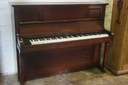 Challen of London, Mahogany Cased Upright Piano, No 38559, 115cm high, 144cm wide, 69cm deep