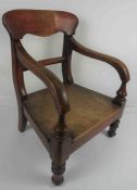Victorian Stained Wood Childs Chair, 51cm high