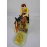 Beswick Equestrian Figure and Horse Group, Marked Beswick England to the underside, 25cm high
