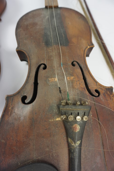 Antique Violin circa late 19th / early 20th century, Having Label to the interior for The Ruggeri - Image 4 of 23