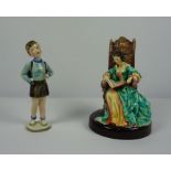 Royal Doulton Figure "The Leisure Hour" HN 2055, 21cm high, Also with a Royal Belvedere for Vienna