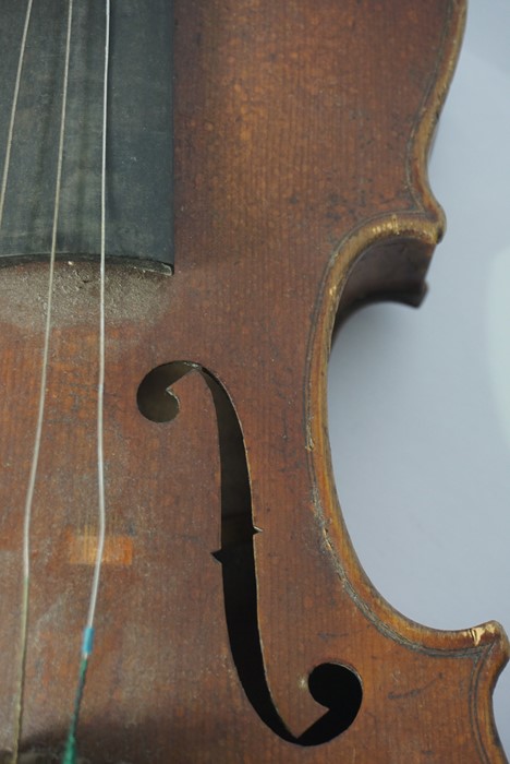 Antique Violin circa late 19th / early 20th century, Having Label to the interior for The Ruggeri - Image 9 of 23