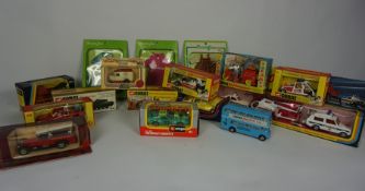 Nine Assorted Corgi Die Cast Models, Comprising of S.O.S Group, U.S Racing Buggy, No 167, Magic