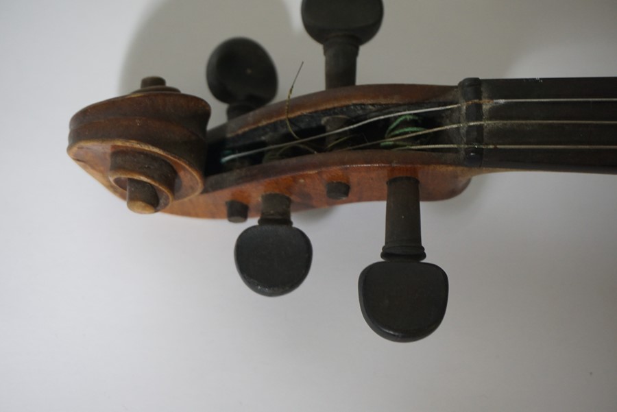 Antique Violin circa late 19th / early 20th century, Having Label to the interior for The Ruggeri - Image 11 of 23