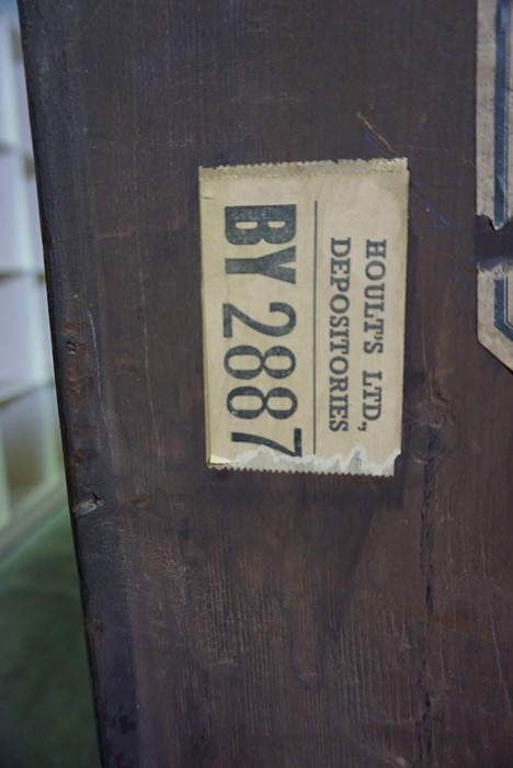 Victorian Walnut Open Bookcase, Having open Shelving, Having a label to the Back of Bookcase for - Image 5 of 16