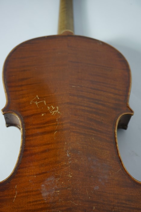 Antique Violin circa late 19th / early 20th century, Having Label to the interior for The Ruggeri - Image 13 of 23