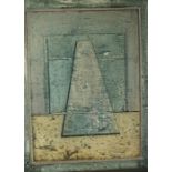 Robert T. H. Smith (Scottish B 1938) "Opening" Oil on Board, 47.5cm x 35.5cm, Dated 1980 to verso