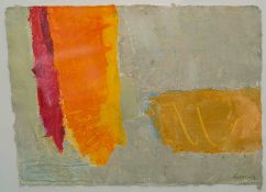 Stephen Ratomski (Scottish, B.1948), Calm Sunlight Sestre Levante, acrylic on khadi paper, signed to