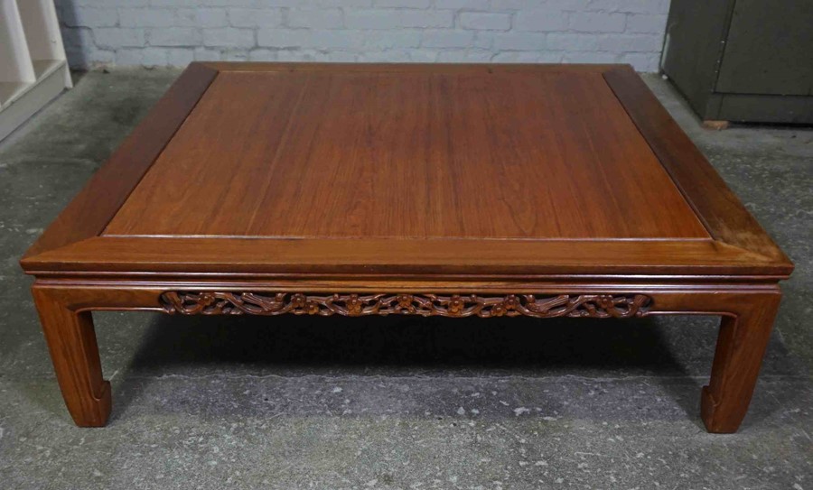 Chinese Style Hardwood Coffee Table, The Large Table of Low Form, 36cm high, 130cm wide